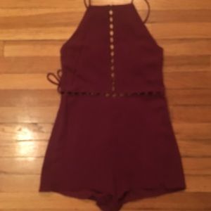 Open Back Romper